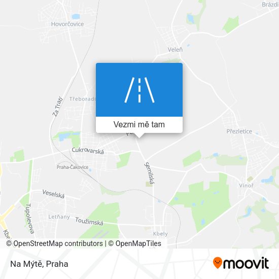 Na Mýtě mapa