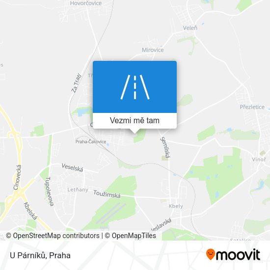 U Párníků mapa