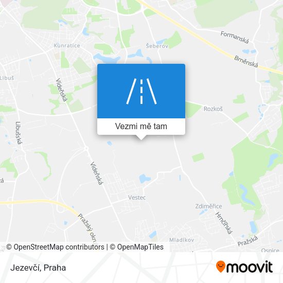 Jezevčí mapa