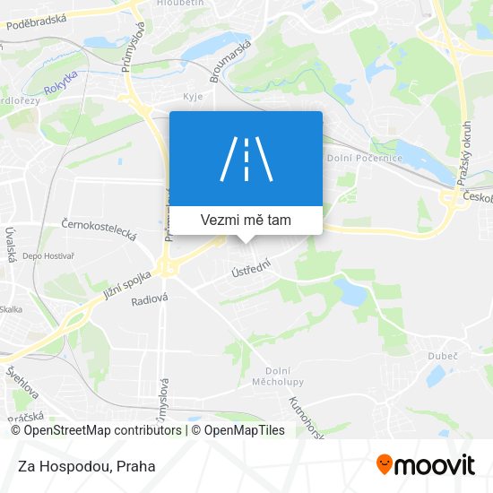 Za Hospodou mapa
