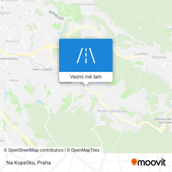 Na Kopečku mapa