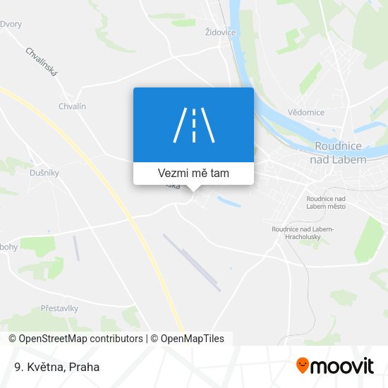 9. Května mapa