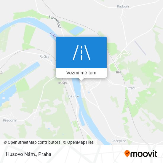 Husovo Nám. mapa