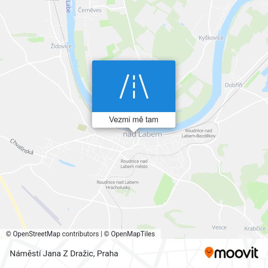 Náměstí Jana Z Dražic mapa