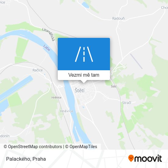 Palackého mapa