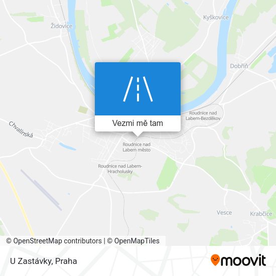 U Zastávky mapa