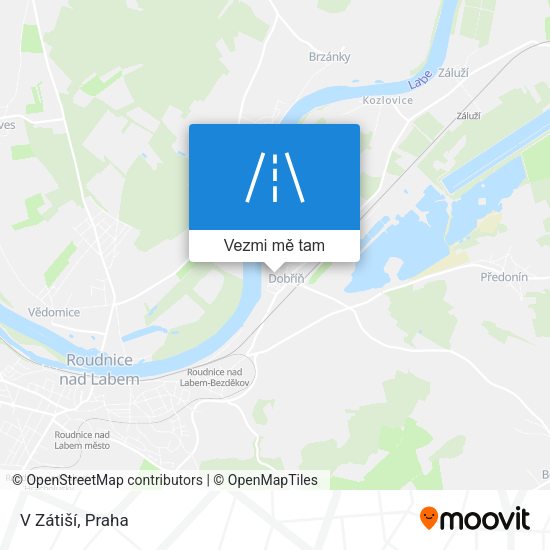 V Zátiší mapa
