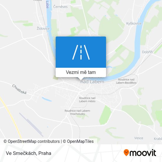 Ve Smečkách mapa
