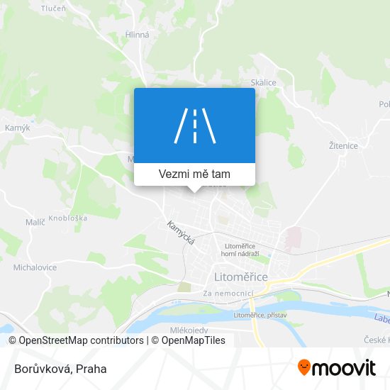 Borůvková mapa
