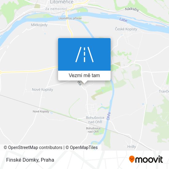 Finské Domky mapa