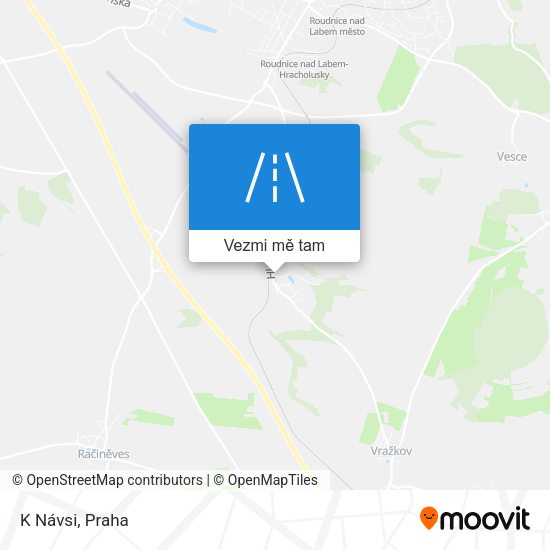 K Návsi mapa