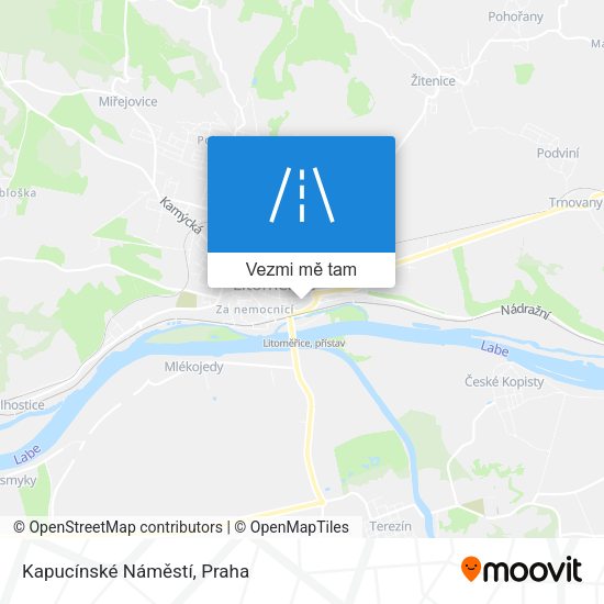 Kapucínské Náměstí mapa
