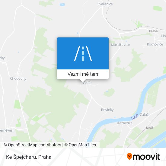 Ke Špejcharu mapa