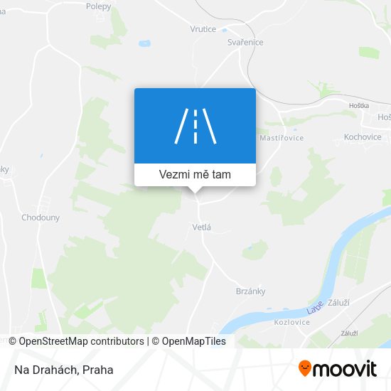 Na Drahách mapa