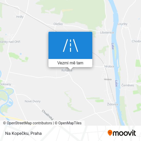 Na Kopečku mapa