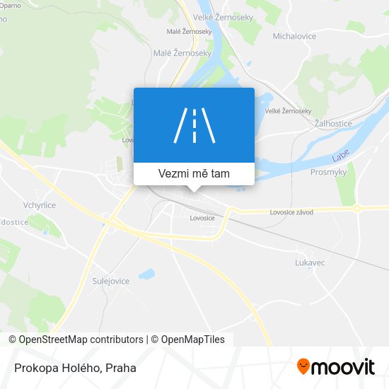 Prokopa Holého mapa