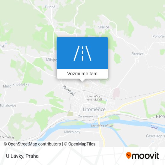 U Lávky mapa