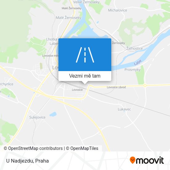 U Nadjezdu mapa