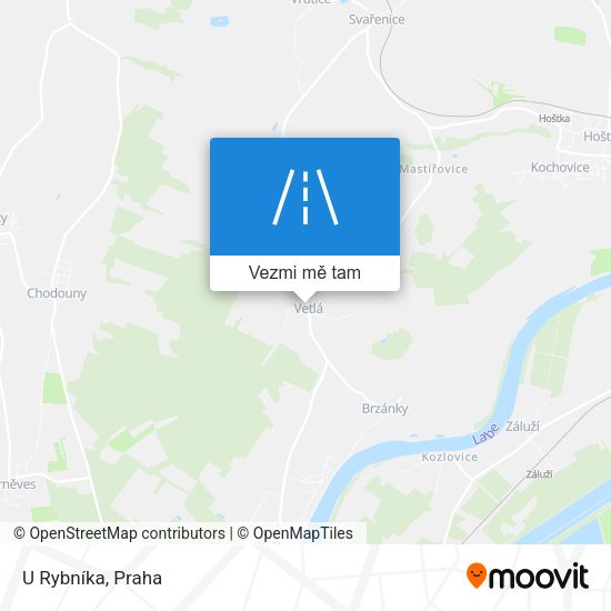 U Rybníka mapa