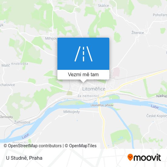 U Studně mapa