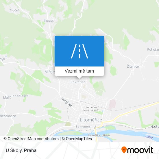 U Školy mapa