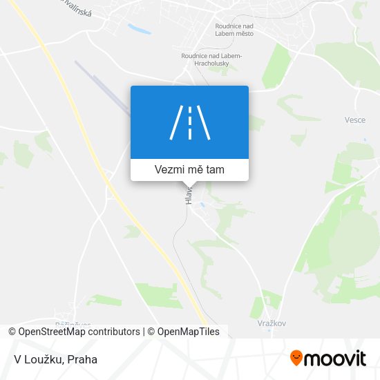 V Loužku mapa