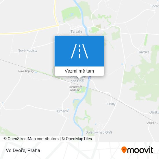 Ve Dvoře mapa
