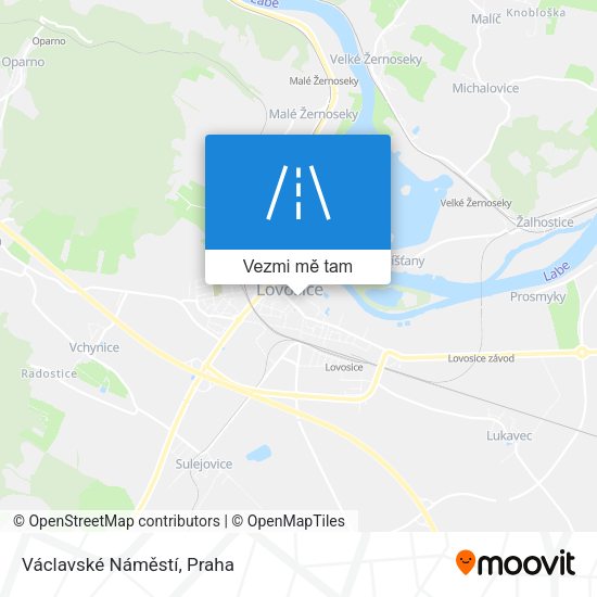 Václavské Náměstí mapa