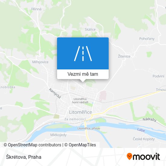 Škrétova mapa