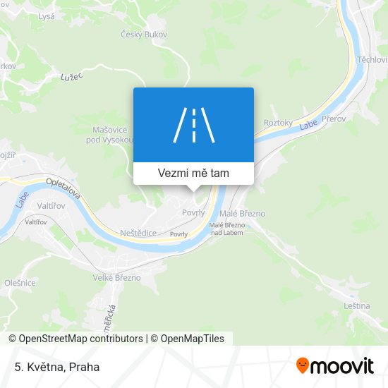 5. Května mapa
