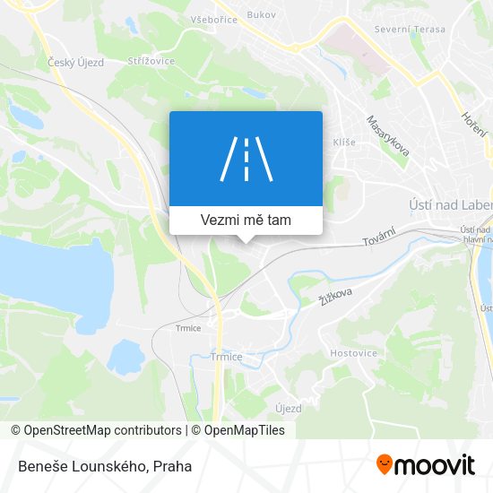 Beneše Lounského mapa