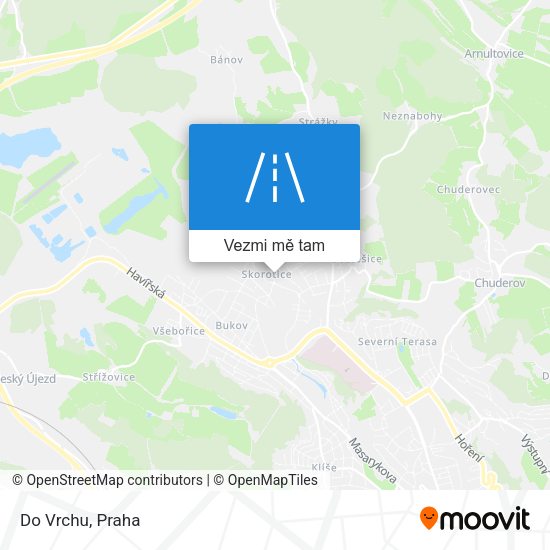 Do Vrchu mapa