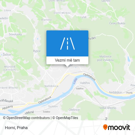Horní mapa