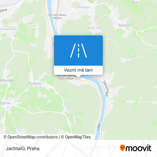 Jachtařů mapa