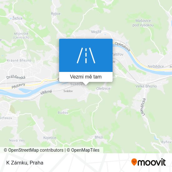 K Zámku mapa