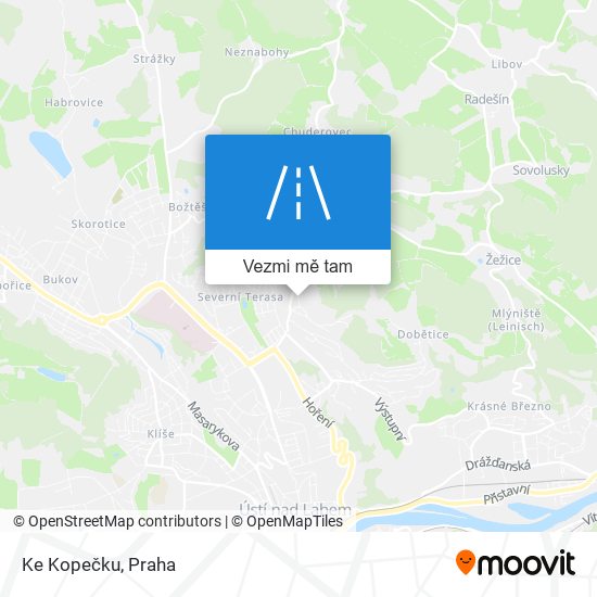 Ke Kopečku mapa