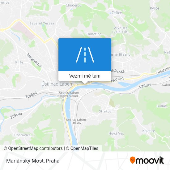 Mariánský Most mapa