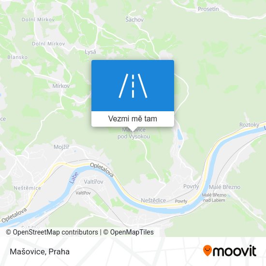 Mašovice mapa