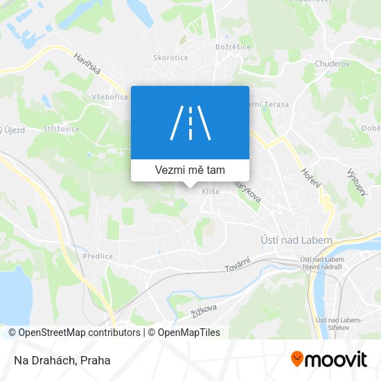 Na Drahách mapa