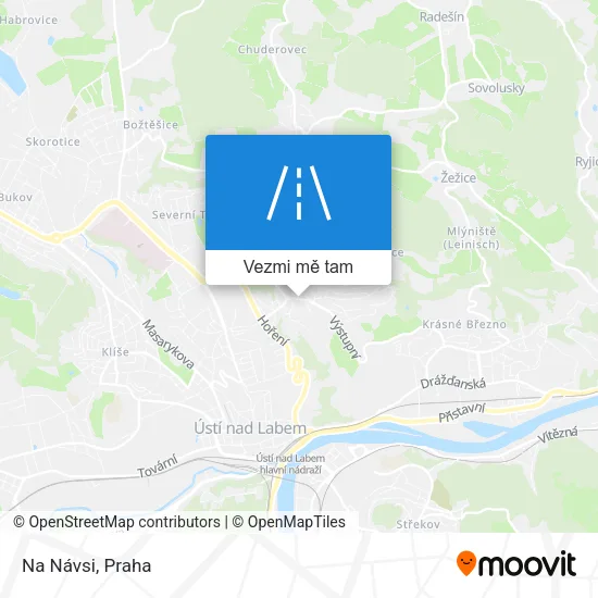 Na Návsi mapa
