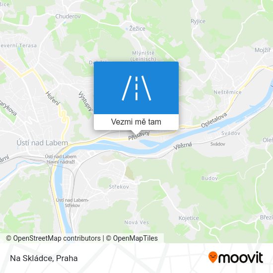 Na Skládce mapa