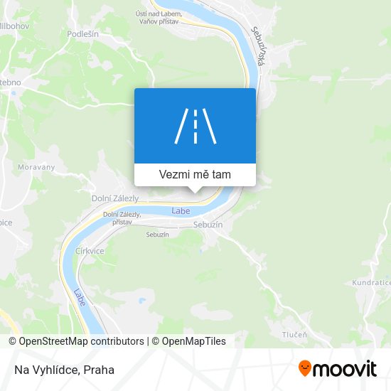 Na Vyhlídce mapa