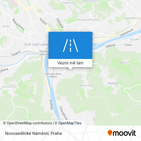 Novosedlické Náměstí mapa