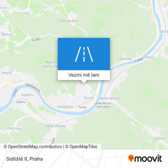 Sídliště II mapa