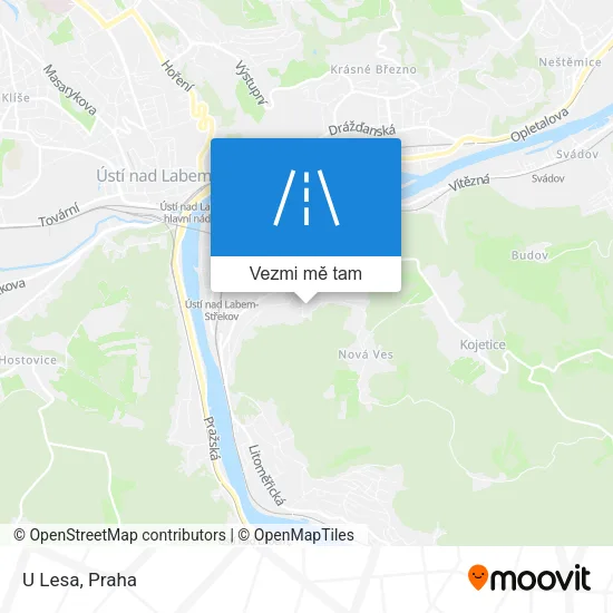 U Lesa mapa