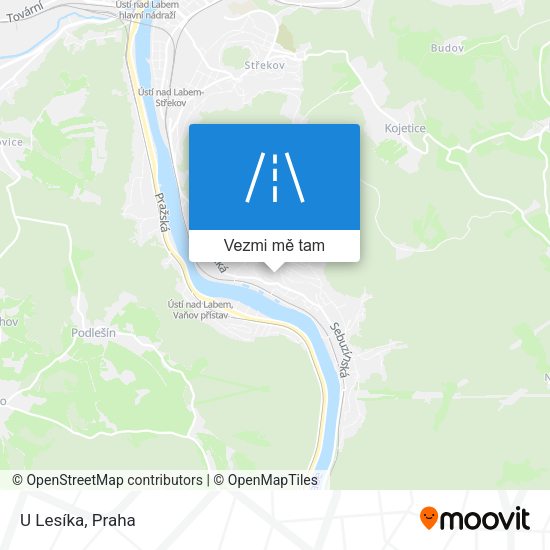U Lesíka mapa