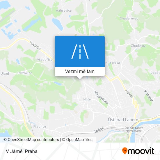 V Jámě mapa
