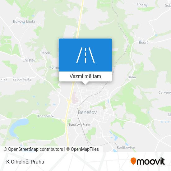 K Cihelně mapa