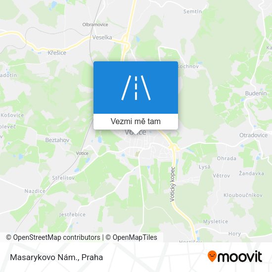 Masarykovo Nám. mapa