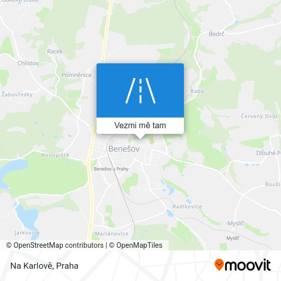 Na Karlově mapa